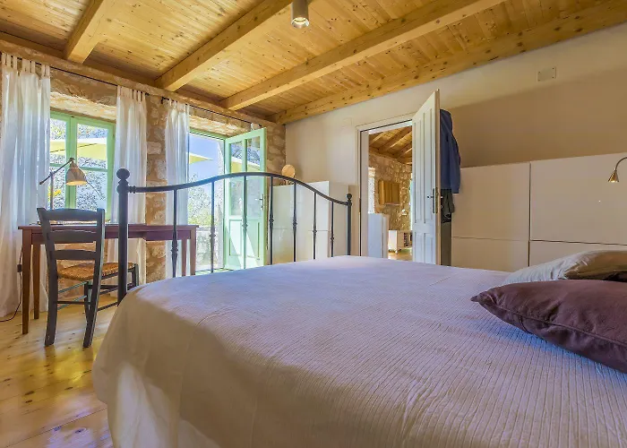 Einzigartiges Mediterranes Steinhaus Mit Meerblick, Chillout-bereich, Bike, Bbq, Wifi * Grižane