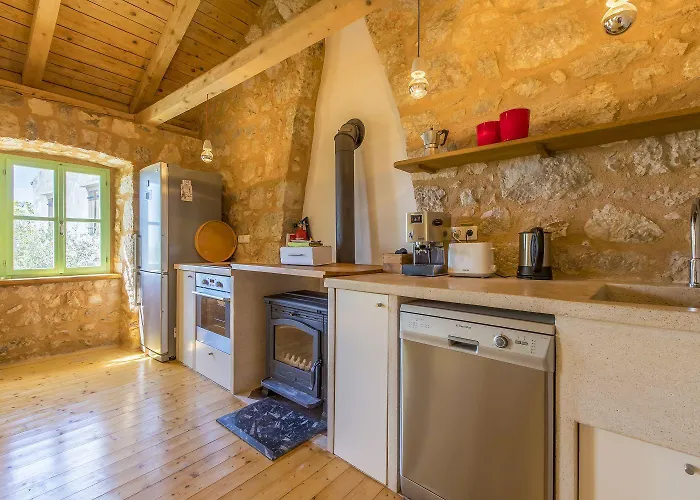 Сasa de vacaciones Einzigartiges Mediterranes Steinhaus Mit Meerblick, Chillout-bereich, Bike, Bbq, Wifi Grižane